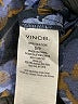 Vince. 100% Silk Floral Blue Long Sleeve Silk Top Size S - photo 8