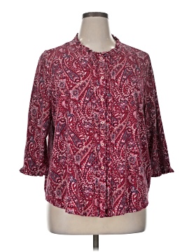 Lands' End 3/4 Sleeve Blouse