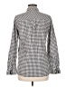 J.Crew 100% Cotton Houndstooth Gray Long Sleeve Button-Down Shirt Size 6 - photo 2