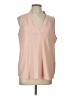 Calvin Klein Pink Sleeveless Blouse Size L - photo 1