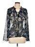 a.n.a. A New Approach 100% Polyester Blue 3/4 Sleeve Blouse Size L - photo 1