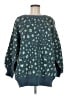 FARM Rio Animal Print Teal Pullover Sweater Size M - photo 1