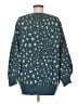 FARM Rio Animal Print Teal Pullover Sweater Size M - photo 2