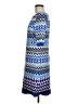Eliza J Chevron-herringbone Blue Casual Dress Size 6 - photo 5