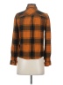 Maurices 100% Rayon Plaid Orange Long Sleeve Button-Down Shirt Size S - photo 2