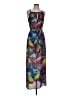 BCBGMAXAZRIA 100% Polyester Print Blue Cocktail Dress Size XS - photo 1