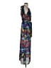 BCBGMAXAZRIA 100% Polyester Print Blue Cocktail Dress Size XS - photo 4