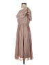 H&M 100% Polyester Tan Cocktail Dress Size 4 - photo 5