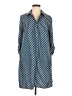 Phase Eight 100% Polyester Chevron-herringbone Blue Casual Dress Size UK 10 / US 6 - photo 1