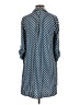 Phase Eight 100% Polyester Chevron-herringbone Blue Casual Dress Size UK 10 / US 6 - photo 2