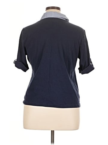 Karen Scott Short Sleeve Blouse (view 2)