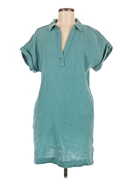 knee length dresses for ladies J. Crew Peach Linen Relaxed Fit Shirt Dress- Size XL (sold out online) main image 0