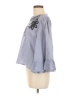 For Cynthia Blue 3/4 Sleeve Blouse Size M - photo 5