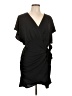 Shein 100% Polyester Solid Black Cocktail Dress Size L - photo 1