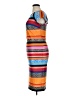 ECI Graphic Orange Cocktail Dress Size 14 - photo 5