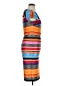 ECI Graphic Orange Cocktail Dress Size 14 - photo 4