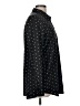 Gap 100% Polyester Polka Dots Black Long Sleeve Blouse Size M - photo 4
