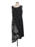 Chico's Paisley Black Casual Dress Size Lg (2) - photo 1