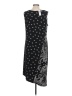 Chico's Paisley Black Casual Dress Size Lg (2) - photo 2