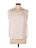 Cupcakes & Cashmere 100% Polyester Ivory Sleeveless Blouse Size L - photo 1