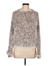 Shein 100% Polyester Tweed Silver Pullover Sweater Size L - photo 1