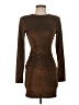 Kittenish Metallic Brown Cocktail Dress Size S - photo 1