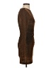 Kittenish Metallic Brown Cocktail Dress Size S - photo 4