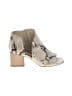 Fergalicious Ivory Tan Heels Size 7 1/2 - photo 1
