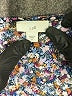 J.Jill 100% Rayon Blue 3/4 Sleeve Blouse Size S - photo 7