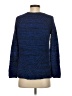 Maje Tweed Blue Pullover Sweater Size Sm (1) - photo 2