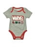 Marvel Gray Short Sleeve Onesie Size 3-6 mo - photo 1
