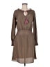 Lands' End 100% Polyester Brown Casual Dress Size 6 - photo 1
