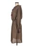 Lands' End 100% Polyester Brown Casual Dress Size 6 - photo 5