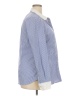 Lands' End Stripes Blue Long Sleeve Button-Down Shirt Size 20W - photo 4