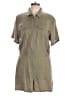 Dr Denim Solid Green Tan Romper Size L - photo 1