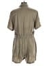 Dr Denim Solid Green Tan Romper Size L - photo 2