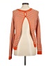 Charlie & Robin Stripes Orange Pullover Sweater Size M - photo 2