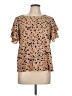 Shein Brown Short Sleeve Blouse Size L - photo 1