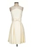 Badgley Mischka 100% Polyester Ivory Cocktail Dress Size 2 - photo 1