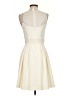 Badgley Mischka 100% Polyester Ivory Cocktail Dress Size 2 - photo 2