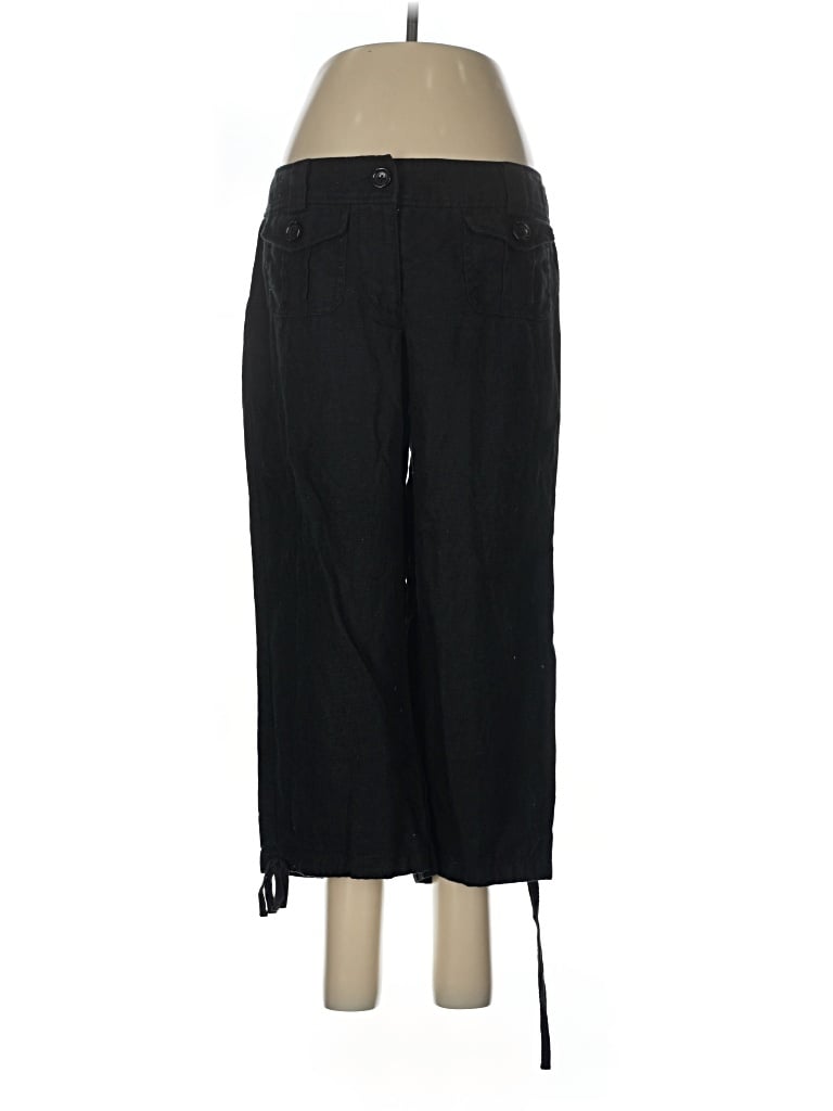 Pre-owned Michael Michael Kors Linen Pants In Black