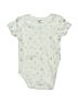 Little Beginnings Ivory Short Sleeve Onesie Size 0-3 mo - photo 1