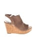 Fergalicious Brown Tan Wedges Size 10 - photo 1