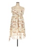 Simplee Floral Ivory Cocktail Dress Size 2X - photo 1