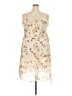 Simplee Floral Ivory Cocktail Dress Size 2X - photo 2