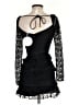 Selfie Leslie Black Cocktail Dress Size S - photo 2
