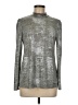 Anne Klein Metallic Silver Turtleneck Sweater Size M - photo 1