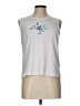 Christopher & Banks Silver Sleeveless T-Shirt Size L - photo 1