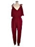 Prettygarden 100% Polyester Solid Burgundy Jumpsuit Size XL - photo 2