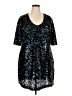 City Chic 100% Polyester Stars Black Cocktail Dress Size 18 Plus (M) - photo 1